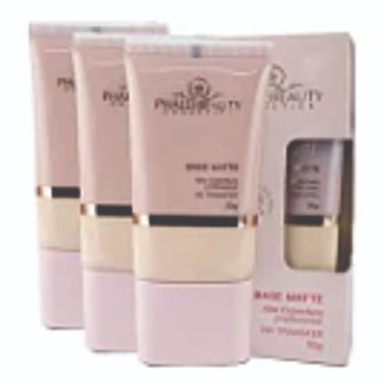 Base Líquida PhálleBeauty 30ml com Alta Cobertura e Longa Duração cor 01