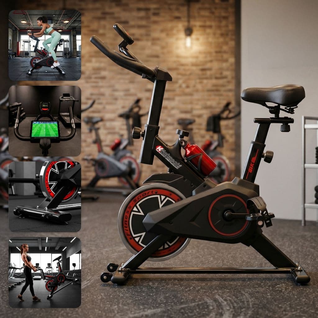Bicicleta Bike Ergométrica Spinning Profissinal Fitness Academia