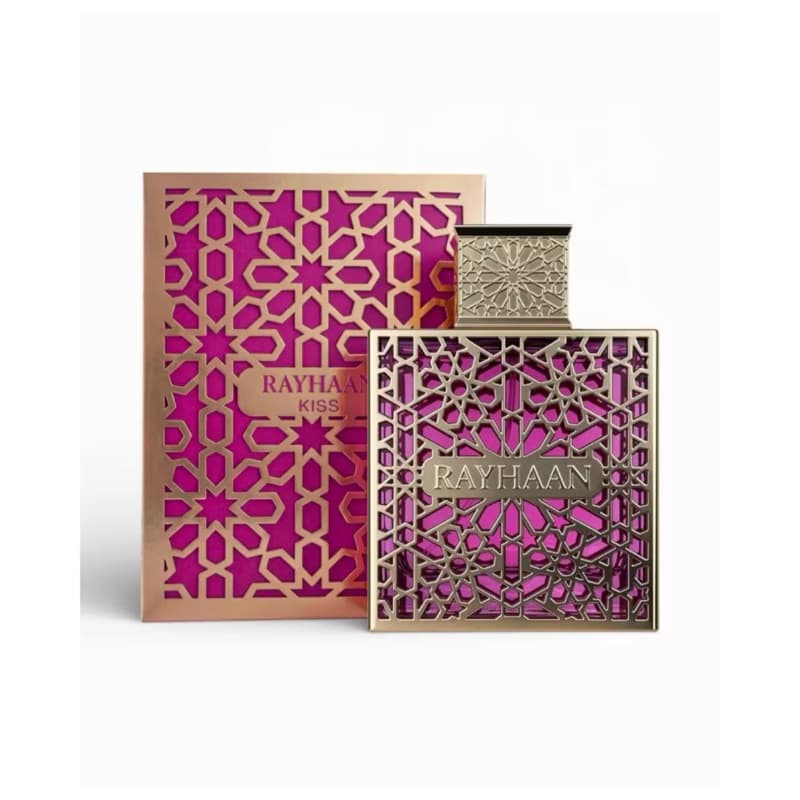 Perfume Rayhaan Kiss Eau de Parfum 100ml Perfume Árabe Feminino Importado | Sofisticado, Doce e Marcante