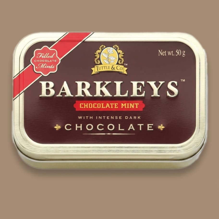 Bala Importada Barkleys Chocolate Mints - Chocolate Menta Pastilha Recheada Holandesa 50g