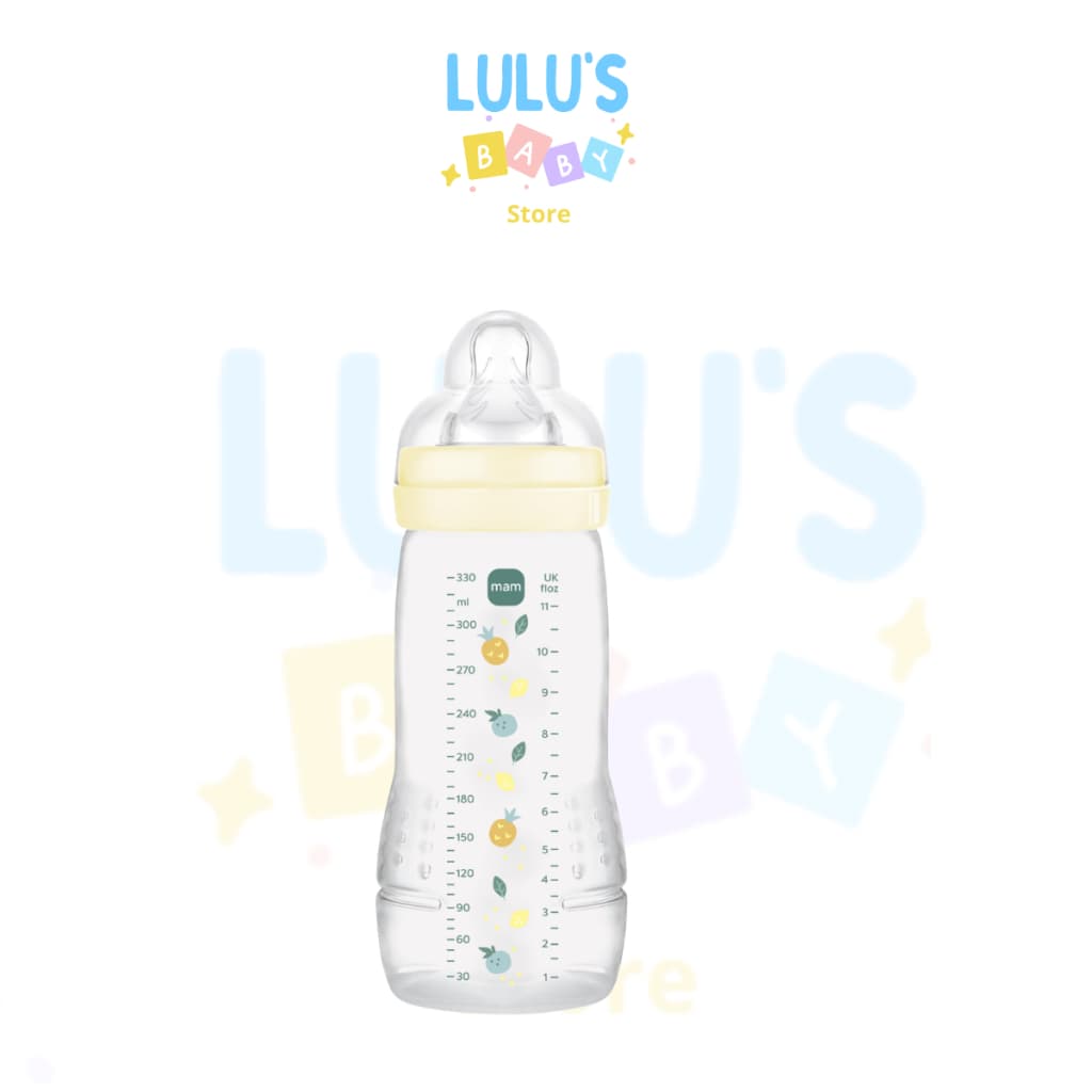 Mamadeira MAM Easy Active 270ml Original +2 Meses Bico Rápido Silicone Bebê Baby Com Tampa Medidora
