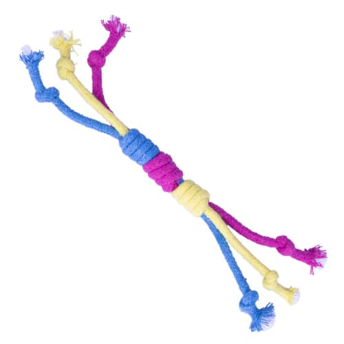 Brinquedo de Corda Festa das Cores - Para Cães - Petiko | Cabo de Guerra, Mordedor para Cachorro e Brinquedo de Algodão