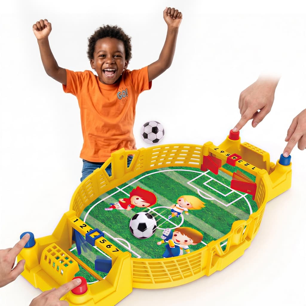Mini Jogo de Futebol de Mesa Infantil Duas Pessoas Competitivo Brinquedo Educativo Interativo