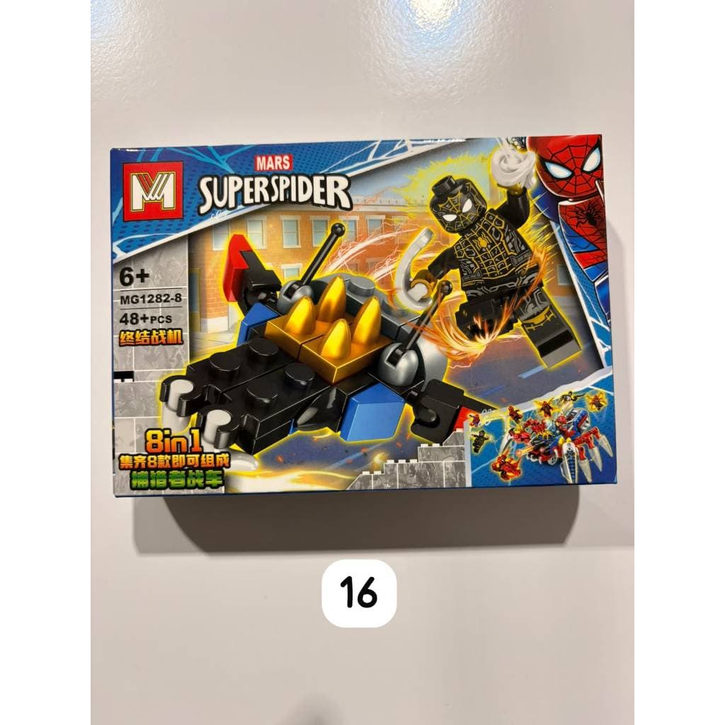 Mini Blocos Heróis Tipo Homem-Aranha | Montar e Colecionar +6 Anos Tipo lego