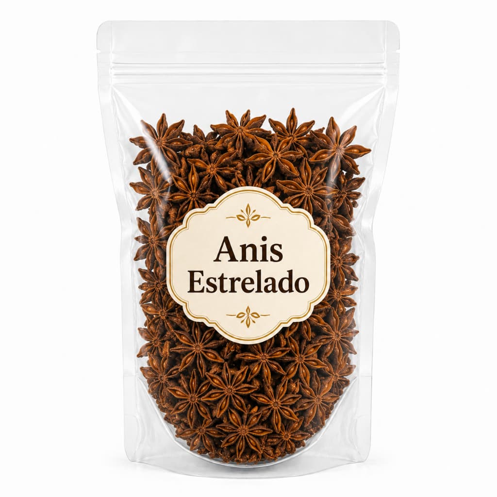 Anis Estrelado 50g Limpeza e Proteção Atração de Dinheiro e Sorte Intuição e Conexão: