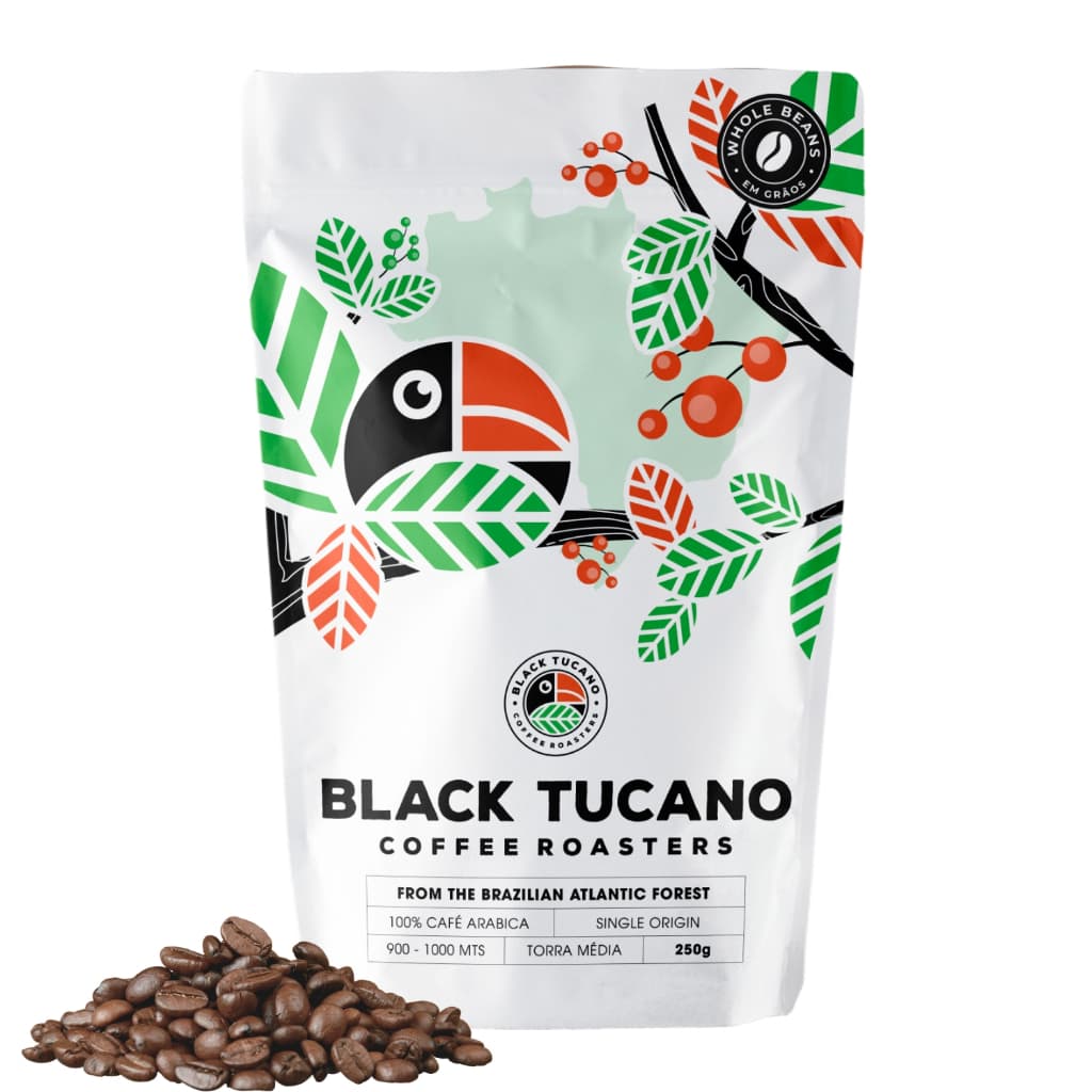 Café Especial Black Tucano Single Origin Torrado e em Grãos 250g