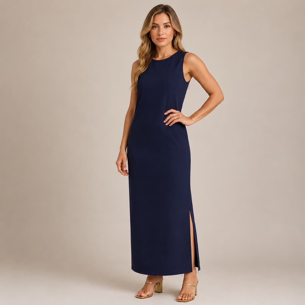 Vestido Feminino Linho Longo Casual Confortavel do P ao GG cores variadas
