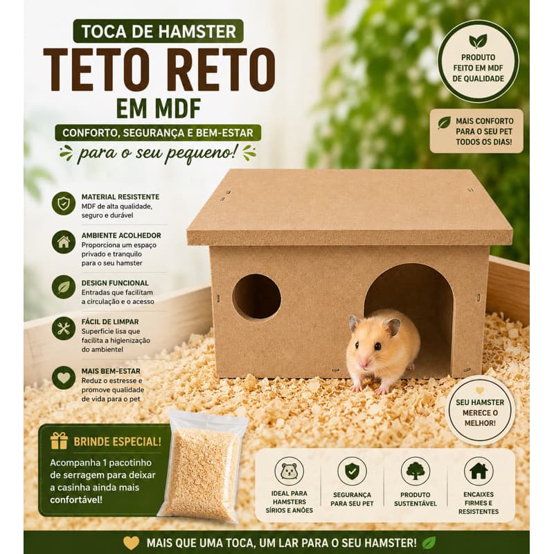 Toca Para Hamster Porquinho Da Índia Rato Twister