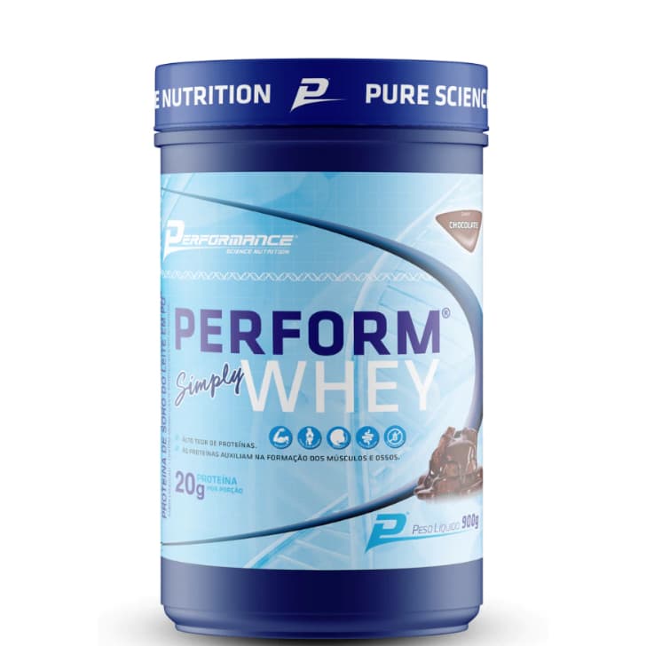 Whey Protein Concentrado Simply Whey 900g - Performance Nutrition Chocolate