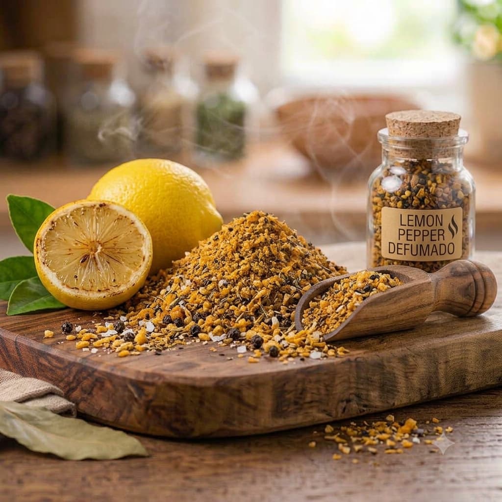 Tempero Lemon Pepper Defumado Gourmet Premium – Condimentos e Temperos JB