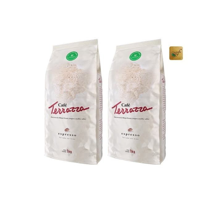 Kit 02 Kgs Café em Grãos Terrazza Espresso Superior