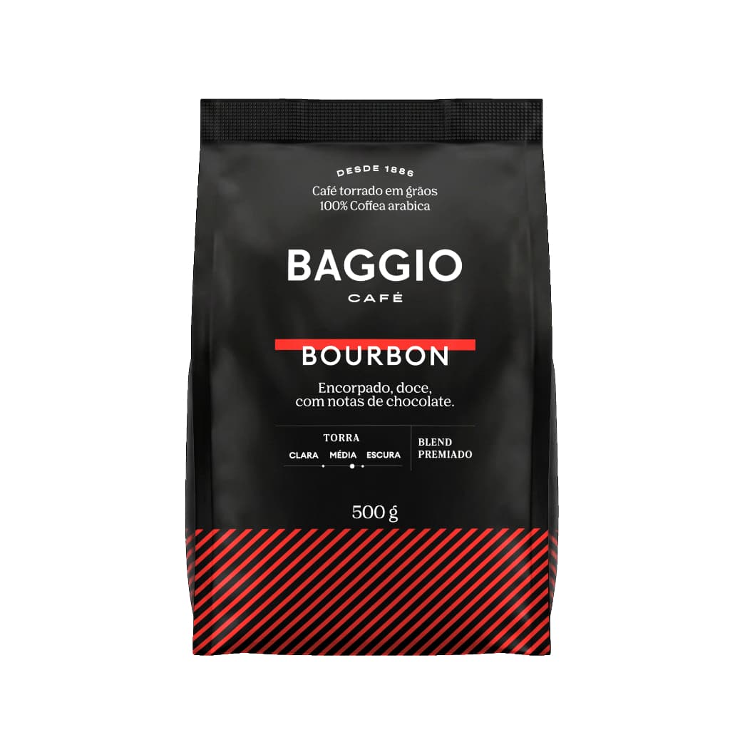 Baggio Café - Café em Grão - Blend Premiado -  Bourbon 500g