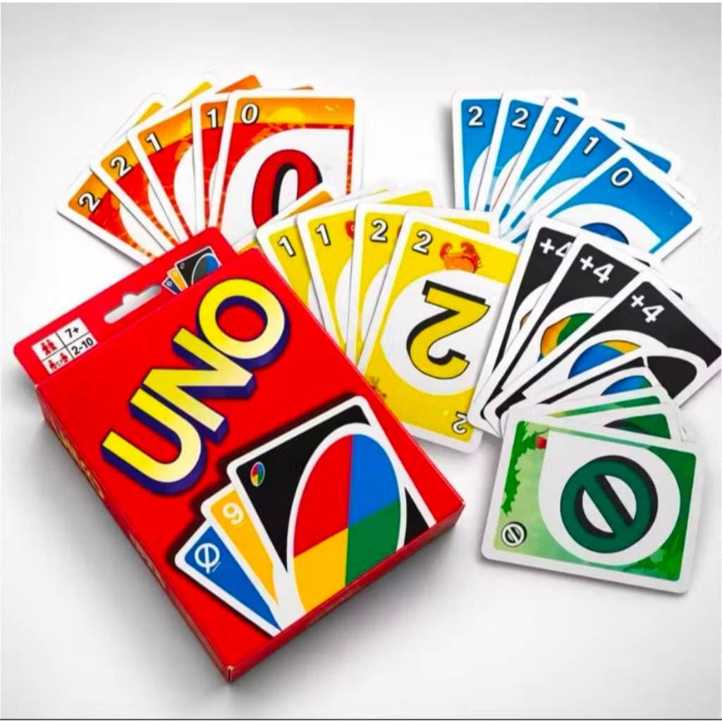 UNO Jogo De Cartas em Família e Amigos 108 Peças