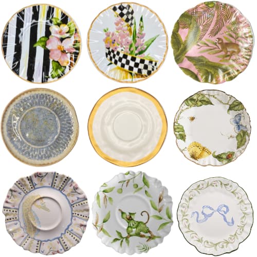 Pires de Chá Estampas Orgânico  Decoração e Mesa Posta - Porto Brasil Scala Maison Blance luxo
