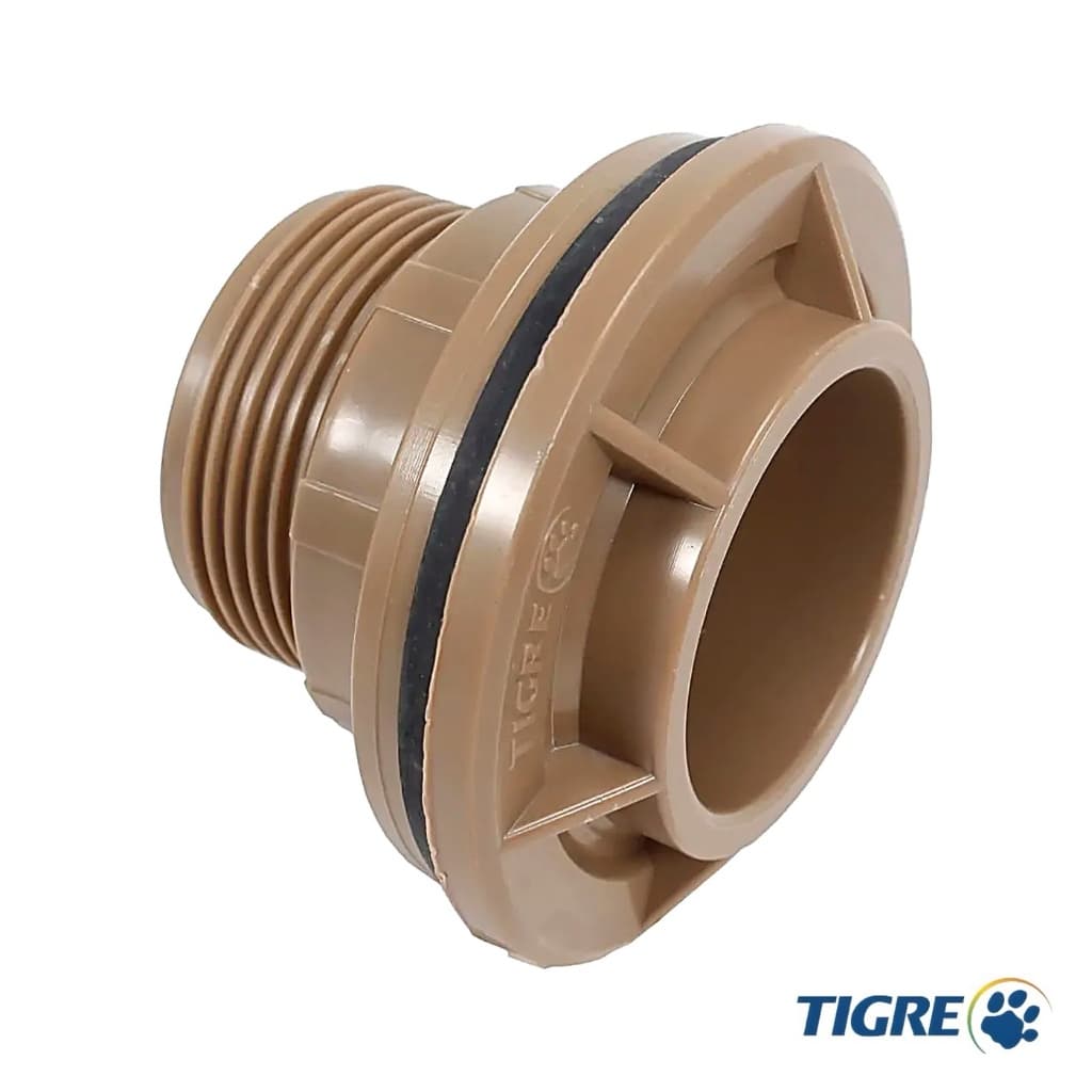 Flange Adaptador Soldavel 50mm -1 1/2'' Para Caixa D’ Água Tigre