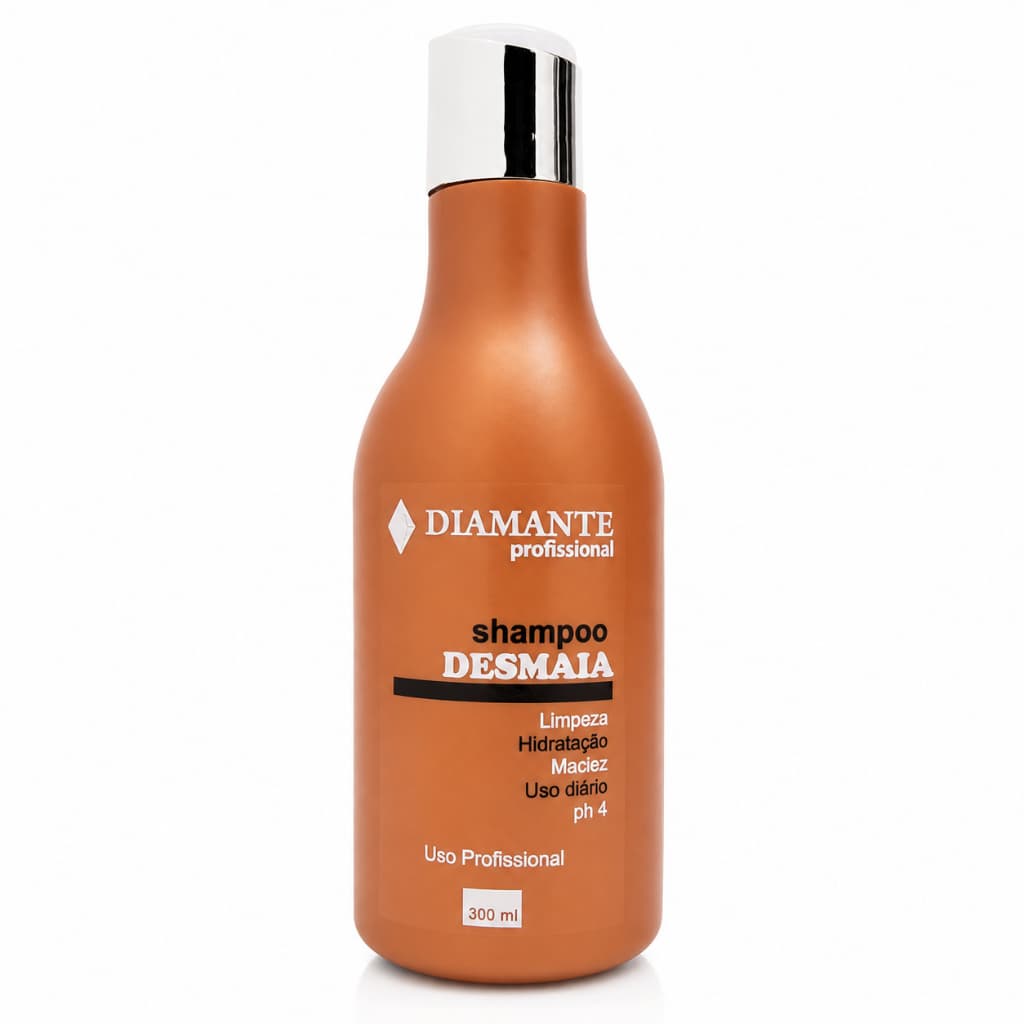 Shampoo Desmaia Cabelo Hidratante Brilho Reduz Volume Frizz