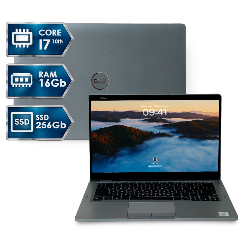 Notebook Dell Core i7 16GB RAM SSD 256GB + Touch Screen | Recondicionado