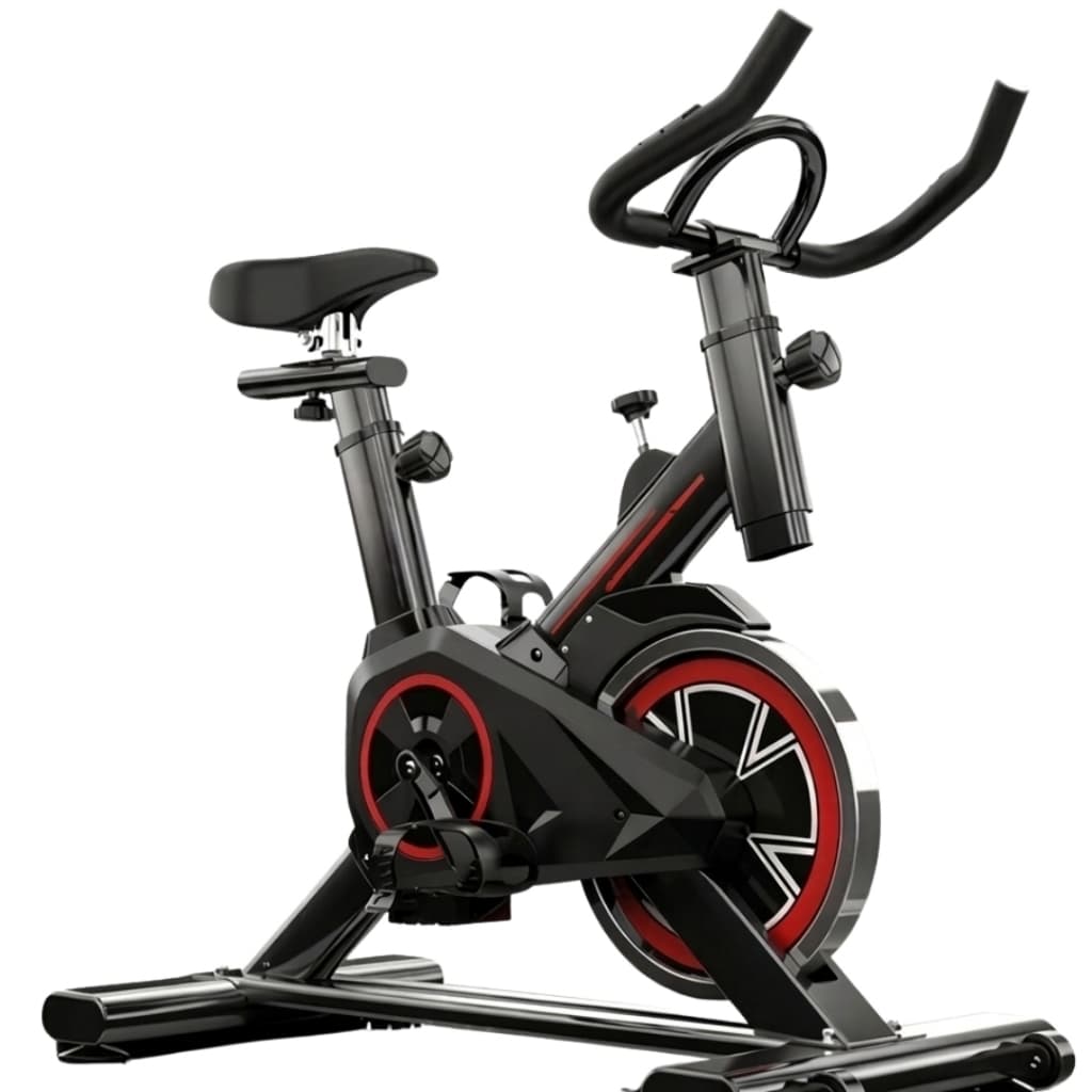 Bicicleta Bike Ergométrica Spinning Musculação Profissional Academia Exercício Monitor Preto 120kg