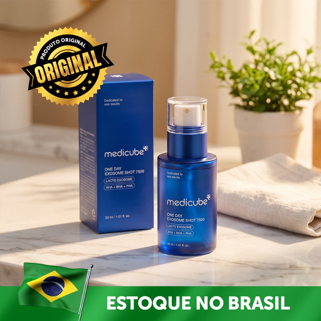 Medicube One Day Exosome Shot 2000 Sérum Facial 30ml Coreano Anti-idade Firmador Regenerador Exossomos K-Beauty