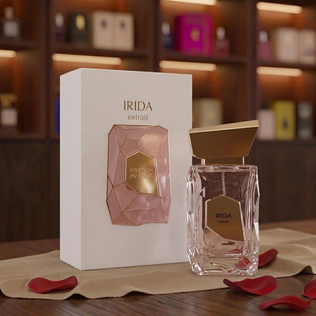 Perfume Árabe Irida Extrait French Avenue Fragrance World Feminino 100ml Extrait De Parfum Original – Importado Nicho Lu