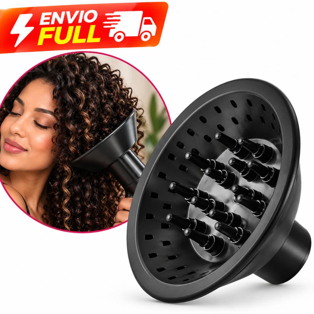 Difusor Secador Universal Cachos Cabelo Cacheado Ondulado Crespo Anti Frizz Volume Modelador Profissional