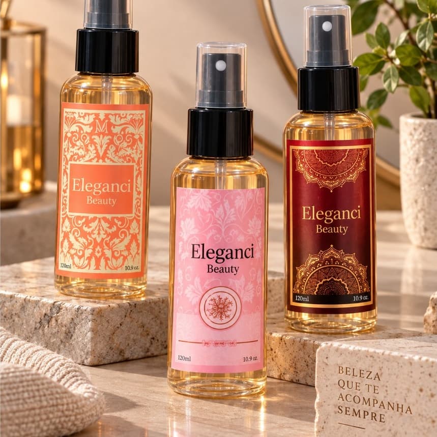 KIT 3 Body Splash ARABE 120ml FEMININO e MASCULINO Desodorante Perfume Corporal Importado  Alta Fixação Noite e Dia