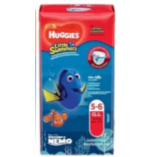 Fralda Calça De Praia e Piscina Huggies Littlle Swimmers -  G