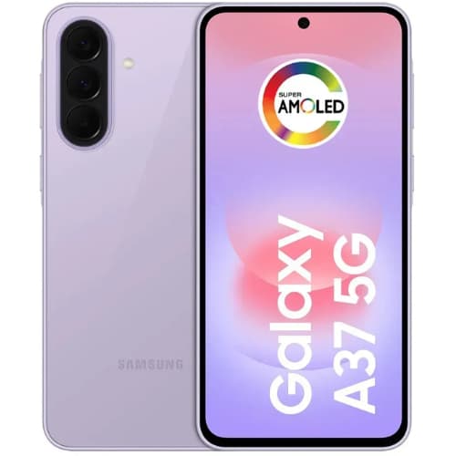Celular Samsung Galaxy A37 5G 256GB 8GB RAM Roxo | Tela Super AMOLED 6.7" | Câmera Tripla 50MP | Recursos AI