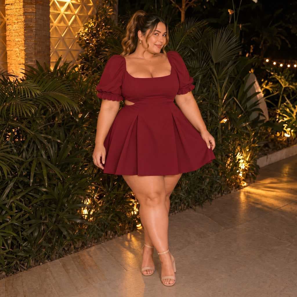 Vestido Plus Size Feminino Soltinho Vestido Dia a Dia Plus Size Vestido Feminino Plus Size Elegante