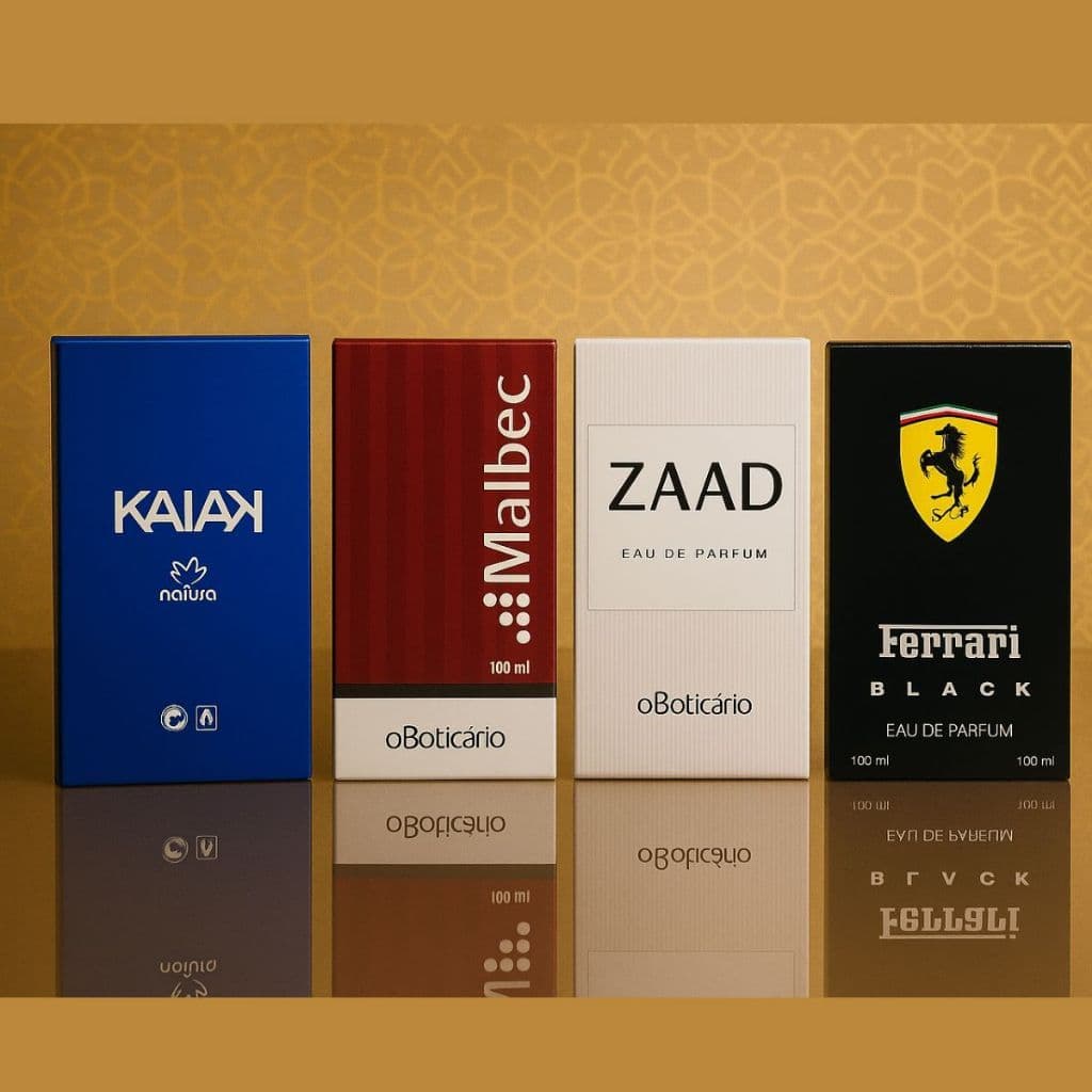 Kit 04 Perfumes Nacional Importados 100ml Masculino Tops