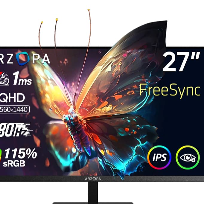 ARZOPA M1RC-27" 180Hz 2K QHD Monitor Gamer