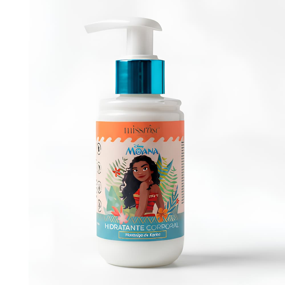 Hidratante Corporal Moana Miss Rôse 120ml Loção Hidratante Perfumada para Pele Macia e Cheirosa