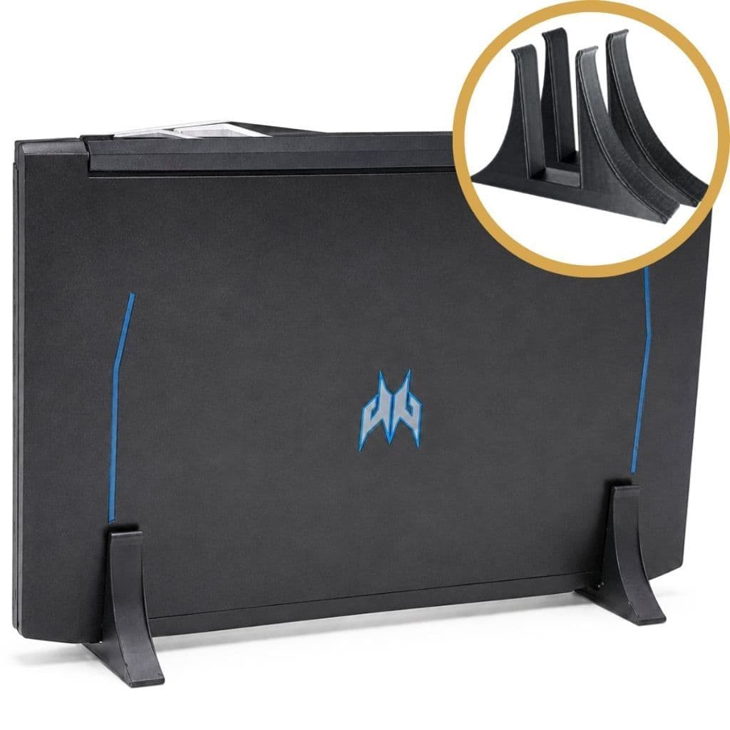 Suporte Notebook Vertical Ajustável Para Notebook Fechado Base Organizador De Mesa Laptop Gamer Home Office Escritório