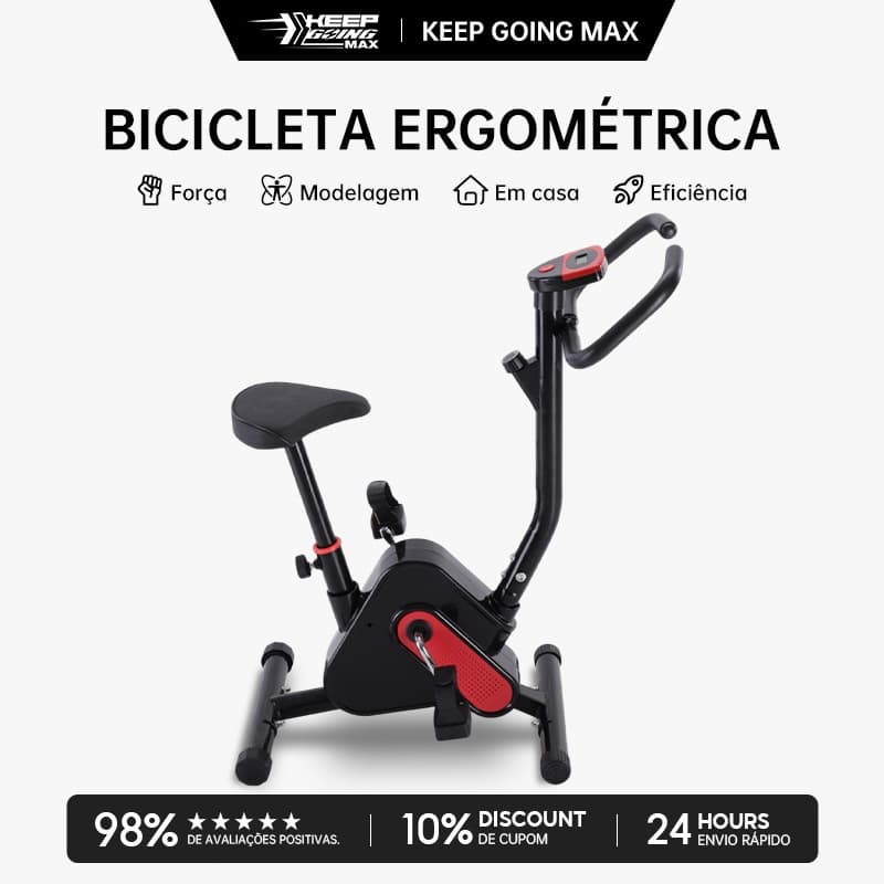 Keep Bicicleta Ergométrica 2026 – Modelo Novo para Casa, Spinning com Correia