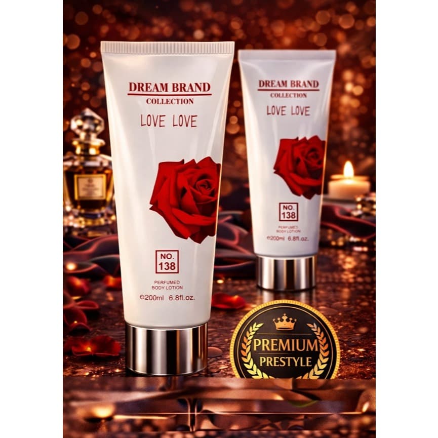 Hidratante N138 Dream Brand Collection 200ml Perfume Importado Feminino Alta Fixação muita Elegancia