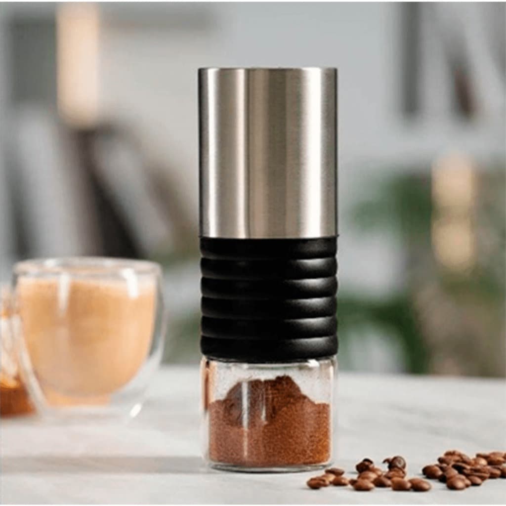 Moedor de Café Recarregável USB Kenya | Portátil | Lâmina em Aço Inox | Ideal para Café em Grãos