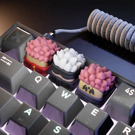 Keycap Inspirado em Jujutsu Kaisen Anime – Tecla para Teclado Mecânico Gamer