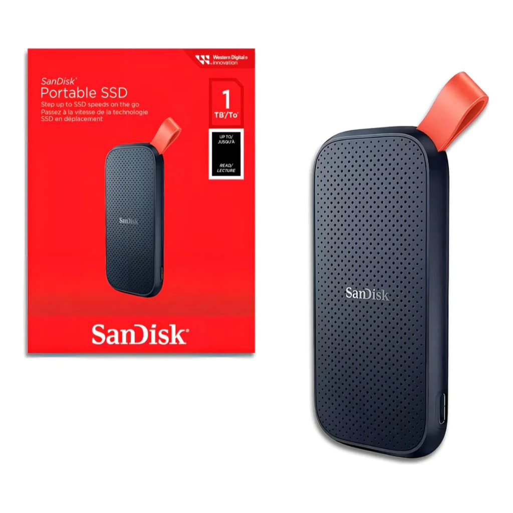 SSD Externo Portátil 1TB Interface USB 3.2 SanDisk 100% Original 1TB 800mb/s Externo USB