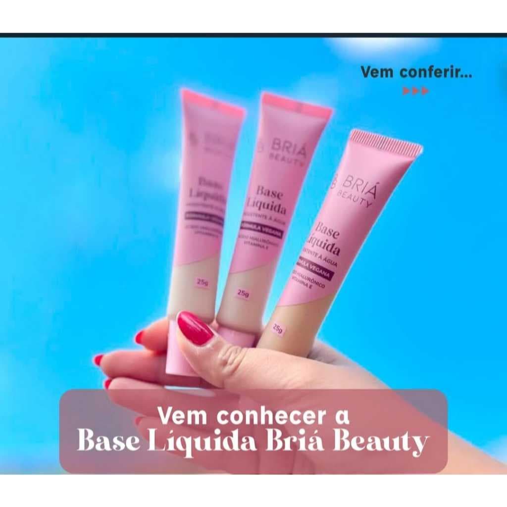 Base Líquida Matte Resistente à Água – Briá Beauty