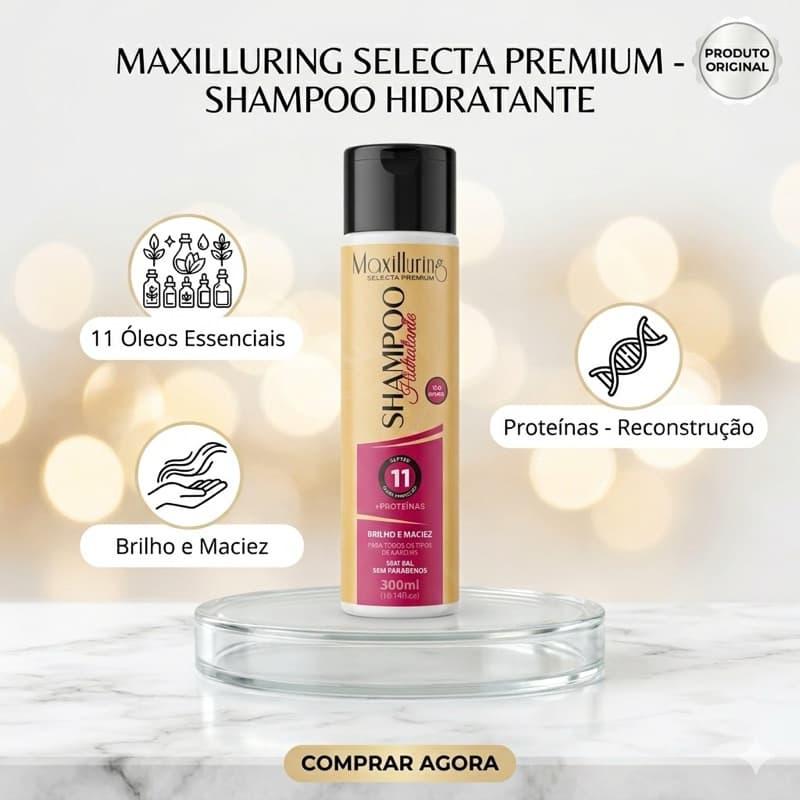 Shampoo Hidratante Maxilluring
