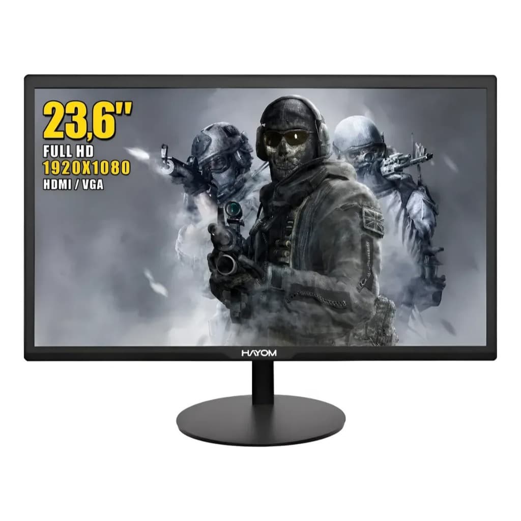 Monitor Gamer 23.6" Led Hayom Mo6005 Full Hd 1920x1080 75hz