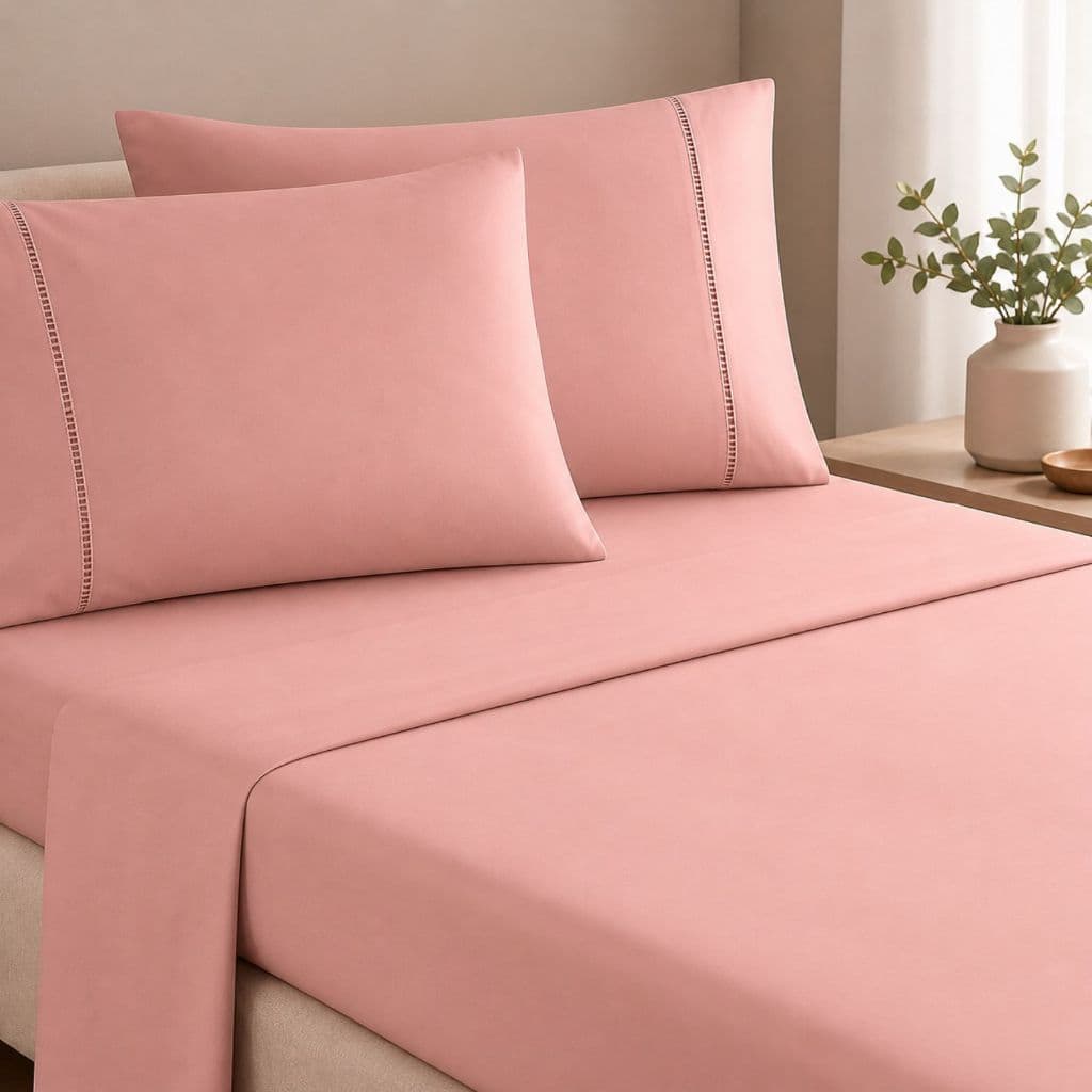 Jogo de Cama Casal 3 Peças 400 Fios Micropercal com Elástico Toque Macio