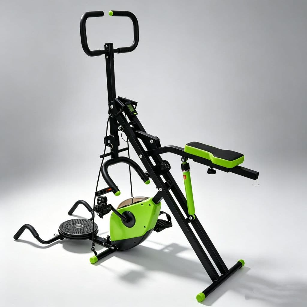 bicicleta ergométrica e máquina de agachamento 4 em 1 ADKING