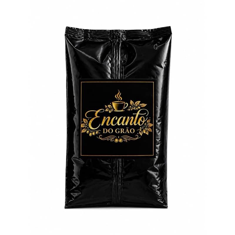 Café em grão torrado, 100% arábico torra média, 500g premium