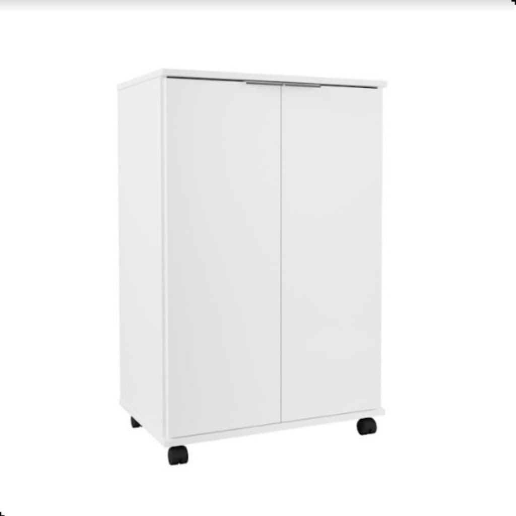 Armário Multiuso 2 Portas PR Organizador Para Escritório Casa Cozinha Lavanderia/Quarto/Cozinha