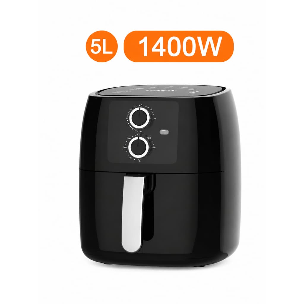Fritadeira Eletrica Airfryer 5L Sem Óleo LG-SK03 Original Nf Preto 127V