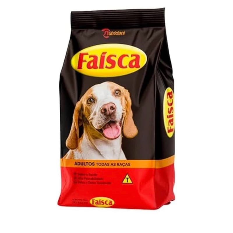 Ração Para Cachorro Faisca 15kg Cães Adultos Todas as Raças Nutritiva e Saborosa