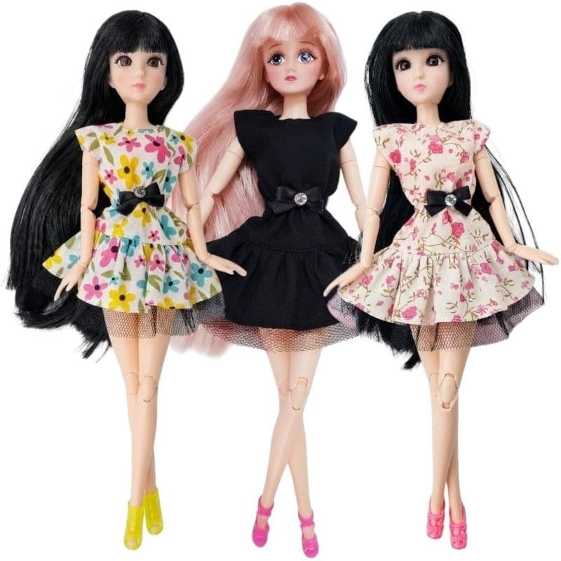 Boneca BJD (articulada) 30cm com Roupas e Acessórios
