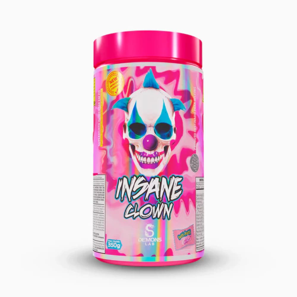 Pré-Treino Insane Clown 350g Demons Lab tutti frutti