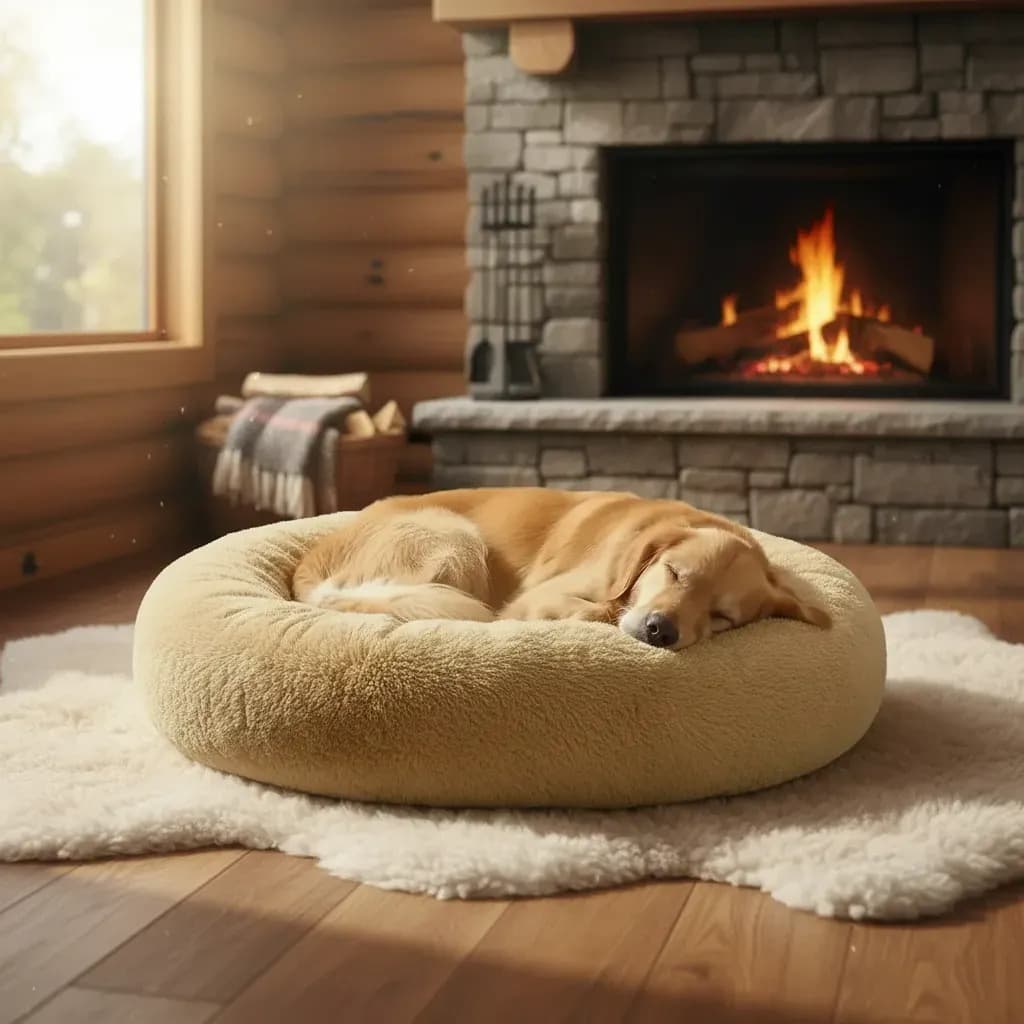 CAMA PET DONUT NUVEM PELUCIA REDONDA CAMINHA PELUCIADA NINHO CASINHA CASA COLCHONETE CÃO GATO TOCA